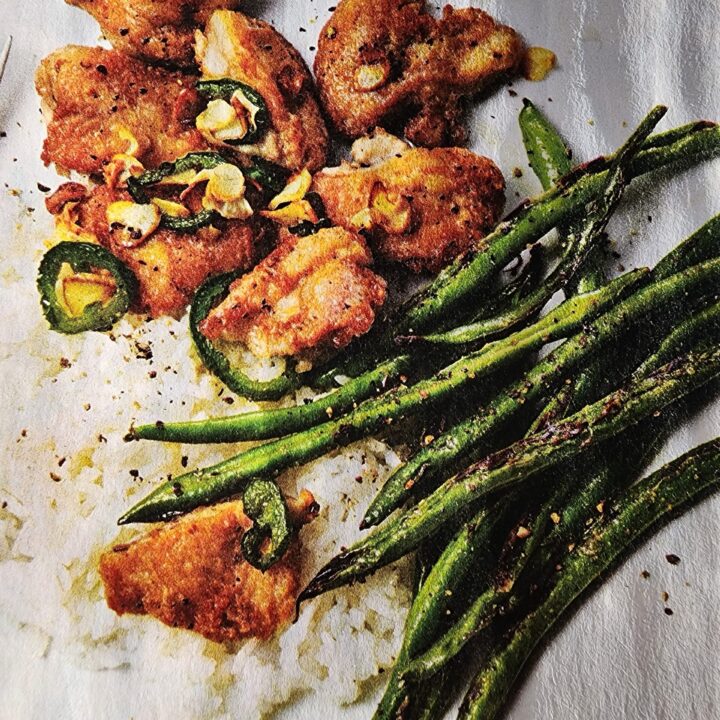 Salt & Pepper Chicken with Blistered Green Beans